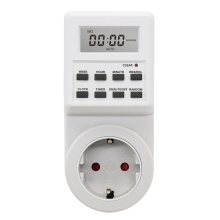Digital Socket Electronic Timing Switch 24h Socket EU Plug