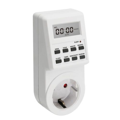 Digital Socket Electronic Timing Switch 24h Socket EU Plug 1