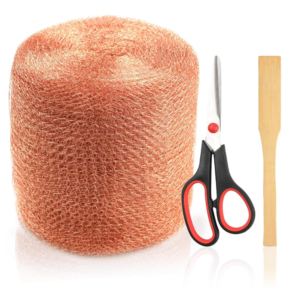 Copper Mesh Rodent Control, for Mice Rat Rodent 5inx100ft-image-OPC-PFBJRW9-NEW