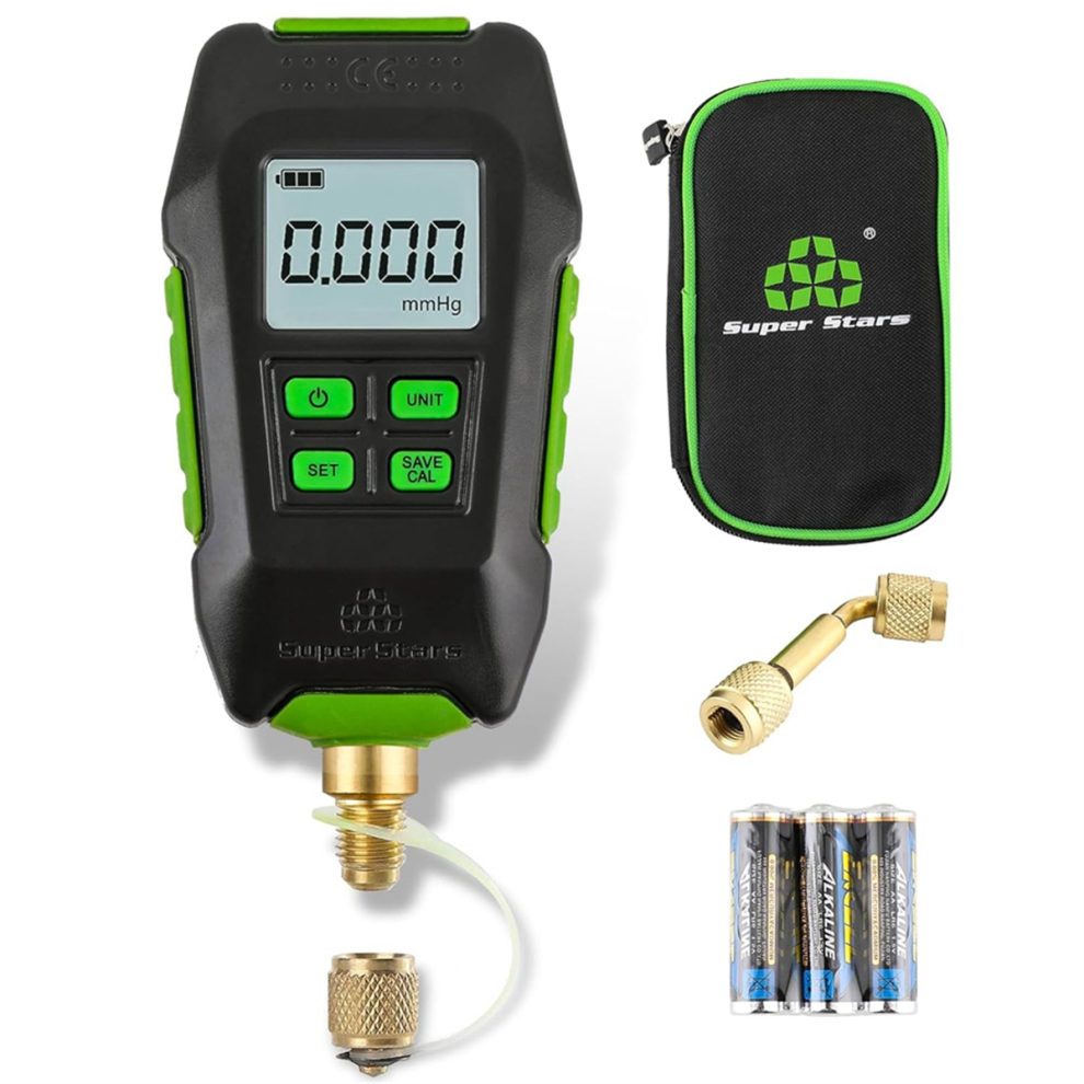 Digital Vacuum Gauge,Hvac -Vacuum Gauge Tester 4851267406397