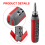 Multifunction Hand Tool Spiral Ratchet Screwdriver With Tip Kit,A 6