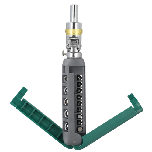 Multifunction Hand Tool Spiral Ratchet Screwdriver With Tip Kit,A