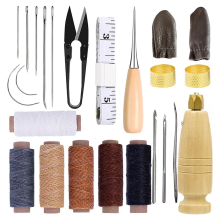 Upholstery Repair Sewing Kit,Leather Sewing Kit with Sewing Awl