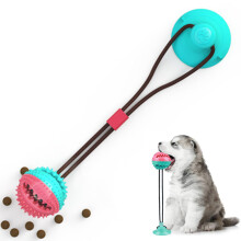 Dog Chew Toys for Aggressive chewers,Dog Rope Toys with Suction Cup for Puppy Dogs,Dog Training Treats Teething Toys