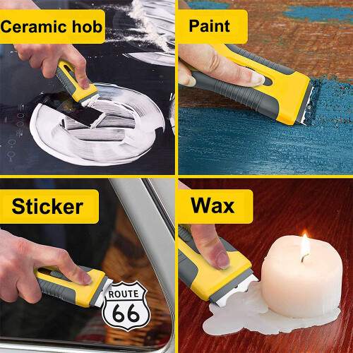 Ceramic hob scraper, premium ceramic hob scraper with 10 blades 2