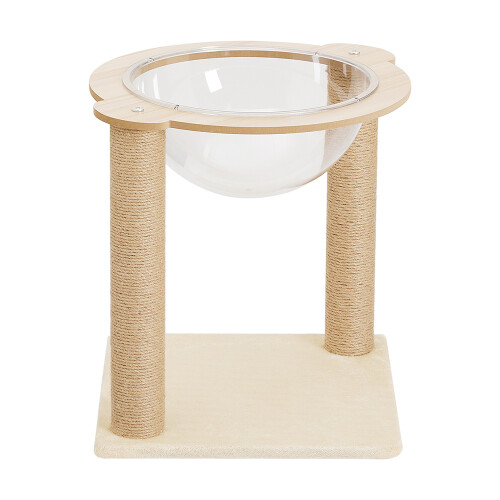 Living And Home Cat Climbing Tower with Acrylic Capsule