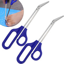2 PACK Long Handle Toenail Clippers Scissors for Seniors,Toe Nail Cuticle Scissors Clippers Toenail Cutter