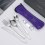 Portable Silverware Set with Case, Travel Camping Utensils Set 6