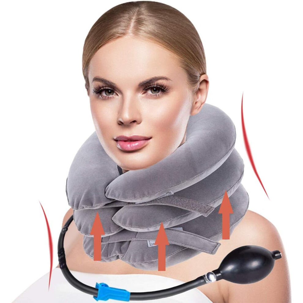 Yohou Neck Traction Device, Inflatable Cervical Collar, Cervical Neck Traction, Cervical Brace