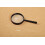 Black 7.5 cm Handheld Magnifying Glass, 5x Magnification – Reading Aid 5