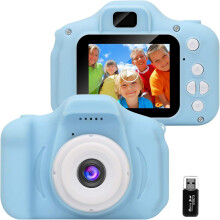 Kids Camera, Upgrade Kids Selfie Camera, Mini Rechargeable Kids Digital Camera Shockproof Video Camcorder Gifts (32GB)