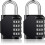 2pcs Combination Locker Padlock, 4 Digit Coded Padlock, Gym Lock, School Locker Lock 1