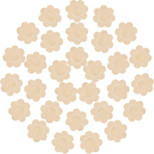 30pcs Nipple Cover Plum Shaped Disposable Breast Covers Self-Adhesive Petal Bra Pasties Invisible Nipple Stickers