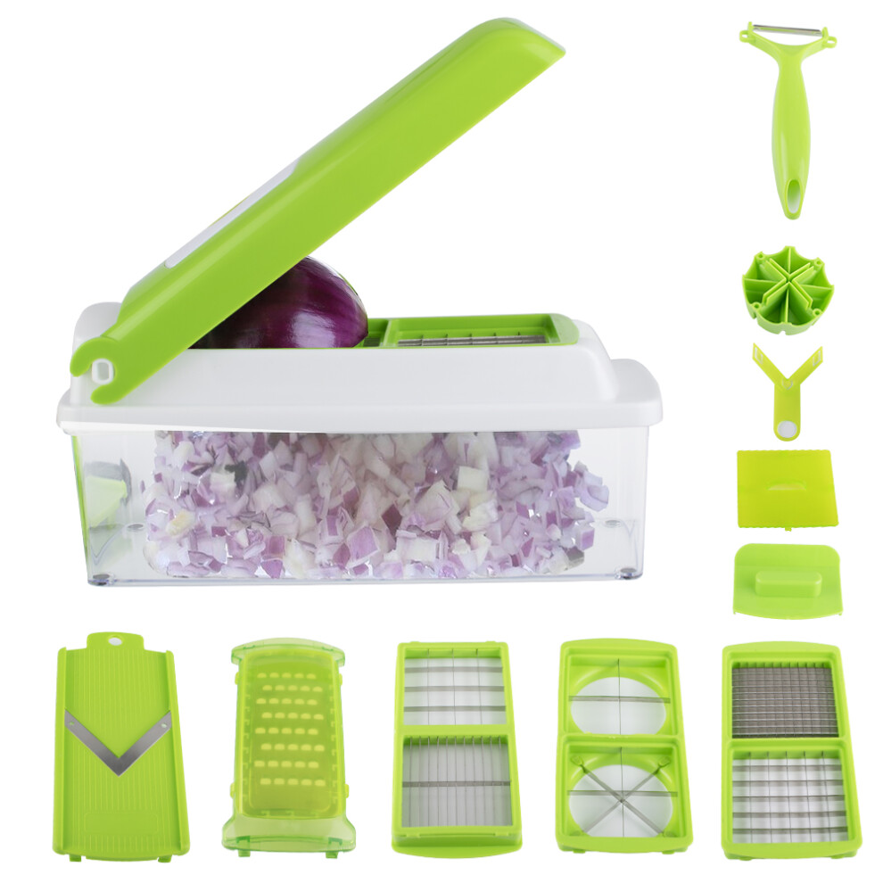 Vegetable Chopper, Pro Onion Chopper, Multifunctional Food Chopper, Kitchen Vegetable Slicer Dicer Cutter
