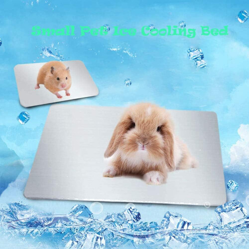 Rabbit Cooling Mat, Aluminum Pet Hamster Cooling Ice Pad 1