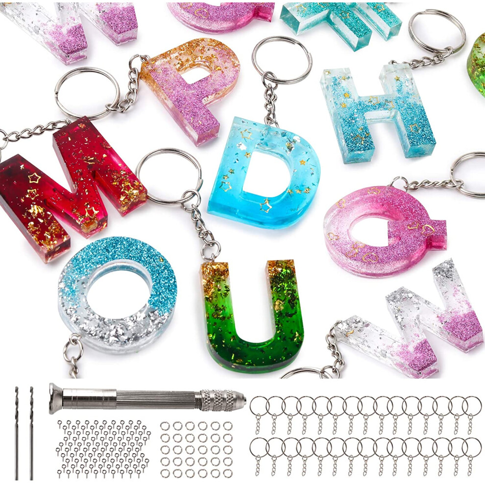 Letter Resin Mold, Silicone Alphabet Resin Molds Kit Backward Letter Number Silicone Mold
