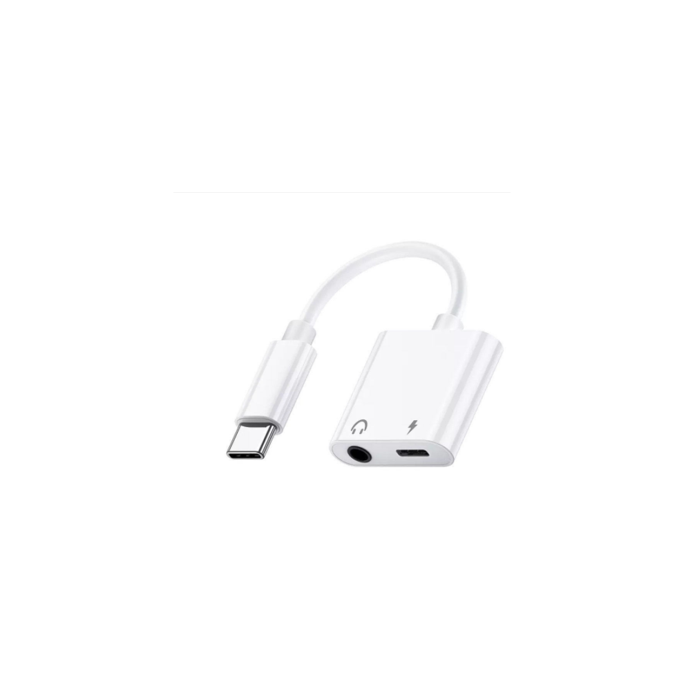 2 Pack Headphone Adapter, 2 In 1 Lightning To 3.5Mm Aux Audio + Charger Splitter Compatible With Iphone 9379360710111
