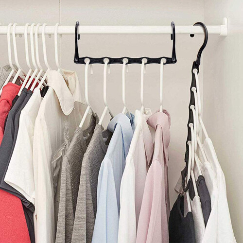 10pcs Magic Hangers Space Saving Clothes Hangers Organizer Smart Closet Space Saver 2
