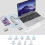 USB C Hub Multiport Adapter - 6 In 1 USB C To Multiport Adapter 4