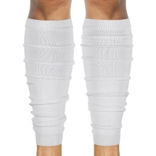 Calf Compression Leg Sleeves - Football Leg Sleeves for Adult Athletes - Shin Splint Support - White