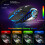 Wireless Gaming Keyboard and Mouse,Rainbow Backlit Rechargeable Keyboard Mouse 3