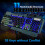 Wireless Gaming Keyboard and Mouse,Rainbow Backlit Rechargeable Keyboard Mouse 4