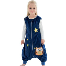 Children'S Sleeping Bag With Legs Warm Soft Pajamas Without Sleeves-M 3-5 years