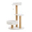 Living And Home Padded Cat Tower with Sisal Scratching Post 1
