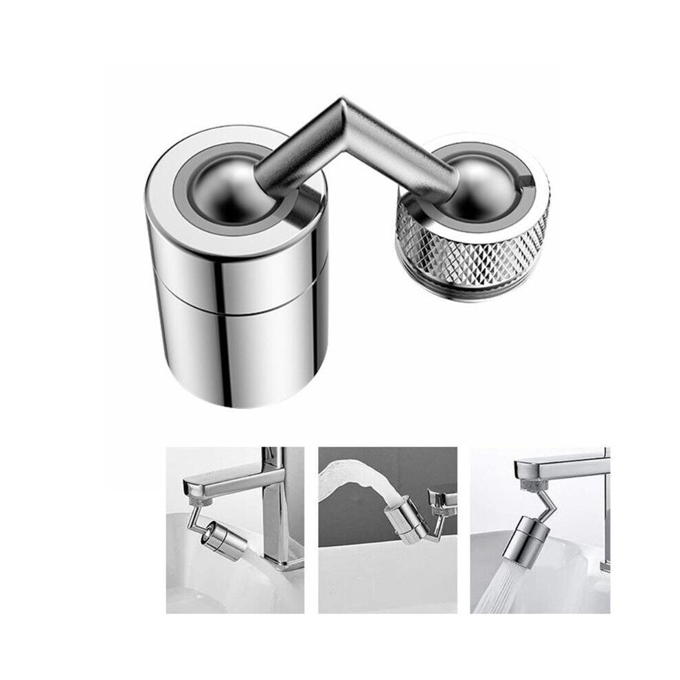 Universal Spray Filter Faucet, Kitchen Movable Faucet Nozzle Spray Booster, 720 Rotatable Faucet Spray Head 9379360712269