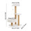 Living And Home Padded Cat Tower with Sisal Scratching Post 6
