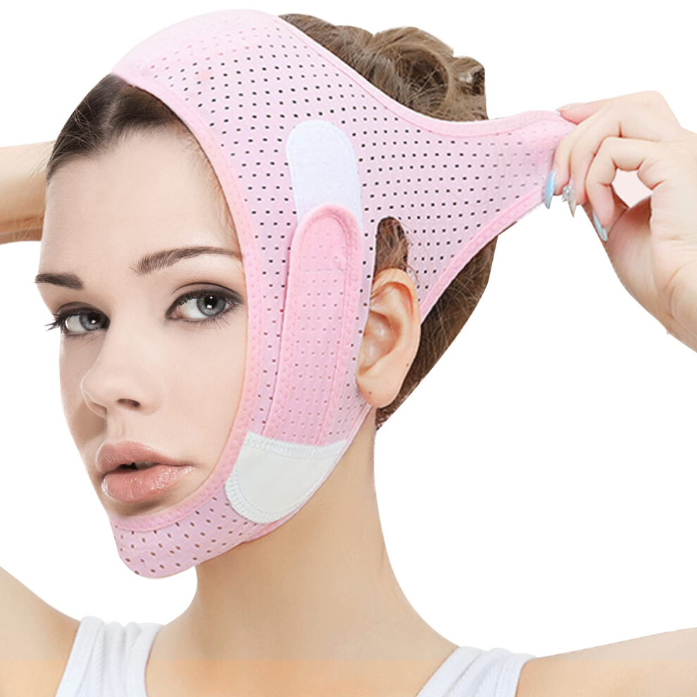 Yohou Double Chin Reducer Face Slimming Strap V Line Lifting Mask Chin Strap