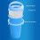 Frozen Smoothies Cup Cooling Cup Double Layer Squeeze Cup Slushy Maker, Homemade Ice Cream Maker 2