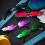 4 Pairs Fire Flame Sunglasses Rimless Fire Shaped Glasses 4