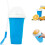 Frozen Smoothies Cup Cooling Cup Double Layer Squeeze Cup Slushy Maker, Homemade Ice Cream Maker 1
