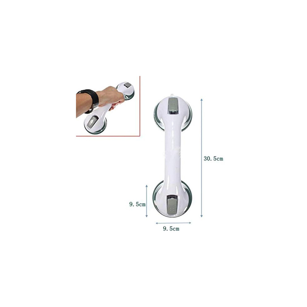 Yohou Bathroom Suction Cup Handle Grab Bar Toilet Bath Shower Tub Bathroom Shower Grab Handle Rail Grip For Elderly Safety