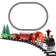 Classic Christmas Train Set Toy with Lights and Sounds