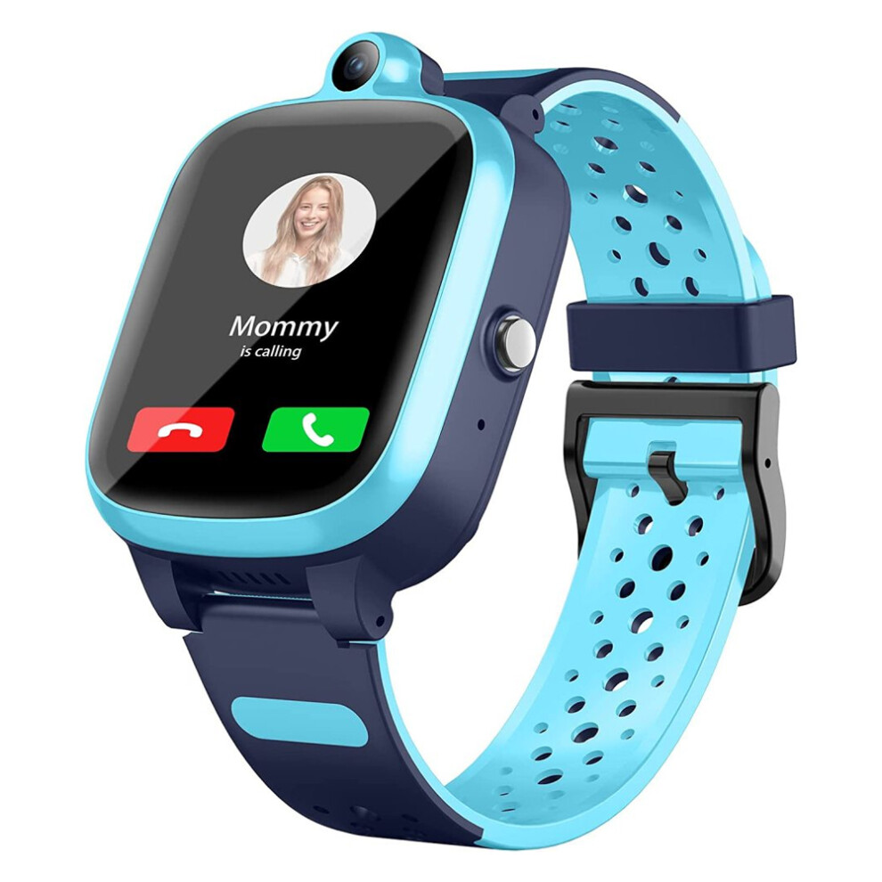 Kids Smartwatch 4G Gps Tracker Watch With Video Call Smartwatches For Kids - Blue 9379360713969