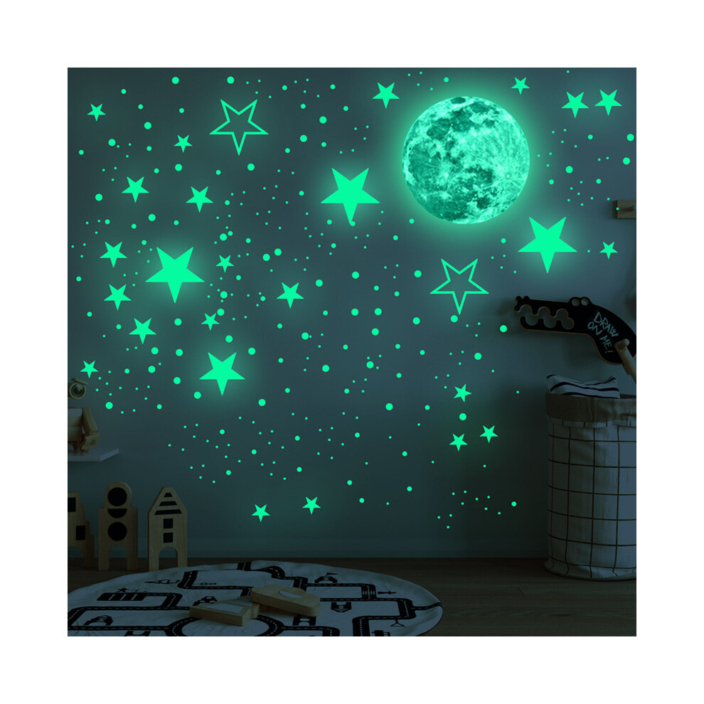 Glow In The Stars For Ceiling, Solar System Galaxy Space Nursery Wall Stickers Dark Yohou
