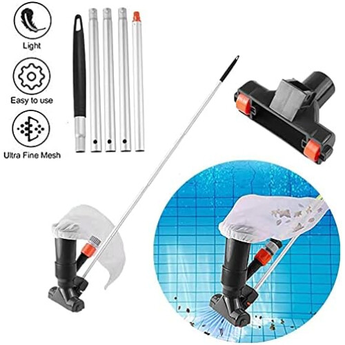 Portable Pool Vacuum Cleaner for Above Ground Pools, Spa 1