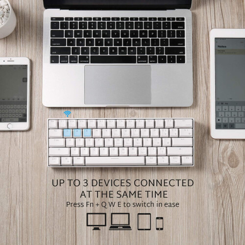 Bluetooth Mechanical Keyboard, Compact Gaming Keyboard with Software 2