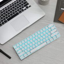 Bluetooth Mechanical Keyboard, Compact Gaming Keyboard with Software