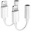 2 Pack-Apple Lightning To 3.5 Mm Headphone Jack Adapter Connector 1