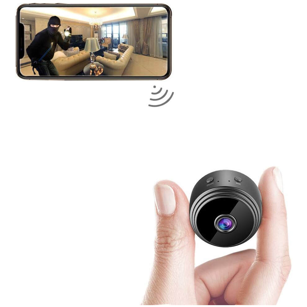 Camera Wireless Wifi Mini Camera Hd 1080P Portable Home Security Camera Covert Nanny Camera 9379360718445