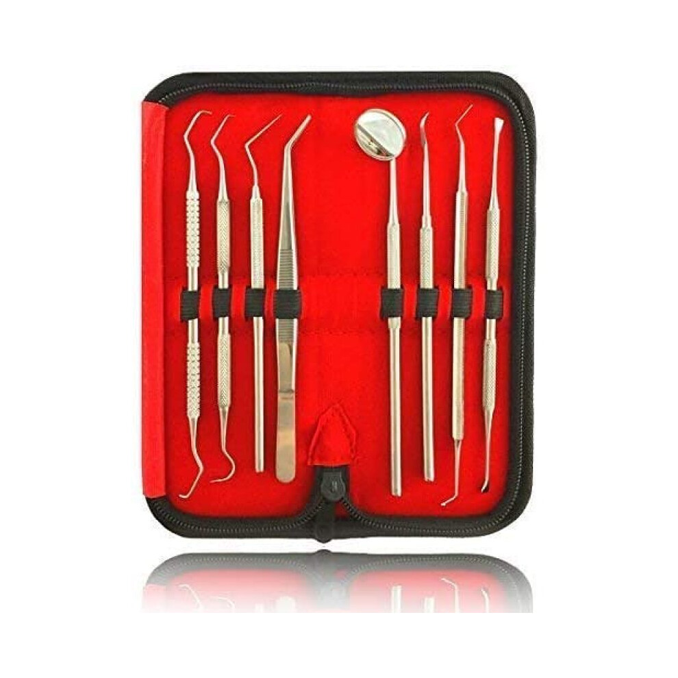 Yohou 8 Set Tartar Remover Dental Care Set Dental Set Instrument Tooth