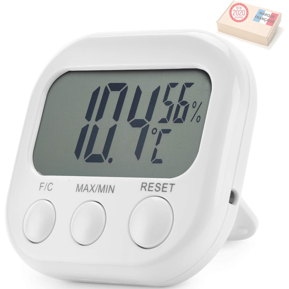 Indoor Thermometer Hygrometer - High Accuracy - Digital Temperature And Humidity Indicator 9379360718957