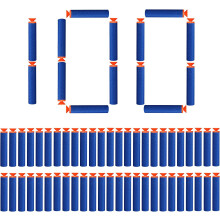 100 Pieces 7.2cm Suction Cup Darts Refill Bullets Foam Arrows Accessories for Nerf N-Strike Elite Series (Suction Cup)