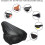 Bicycle Seat Cover,2pcs Bicycle Saddle Cover, Elastic Waterproof,Black 4