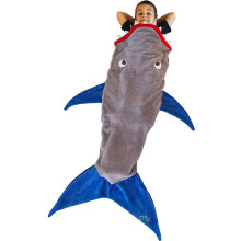 Shark Blanket Mermaid Tail Shark Sleeping Bags Cozy Warm (Shark)