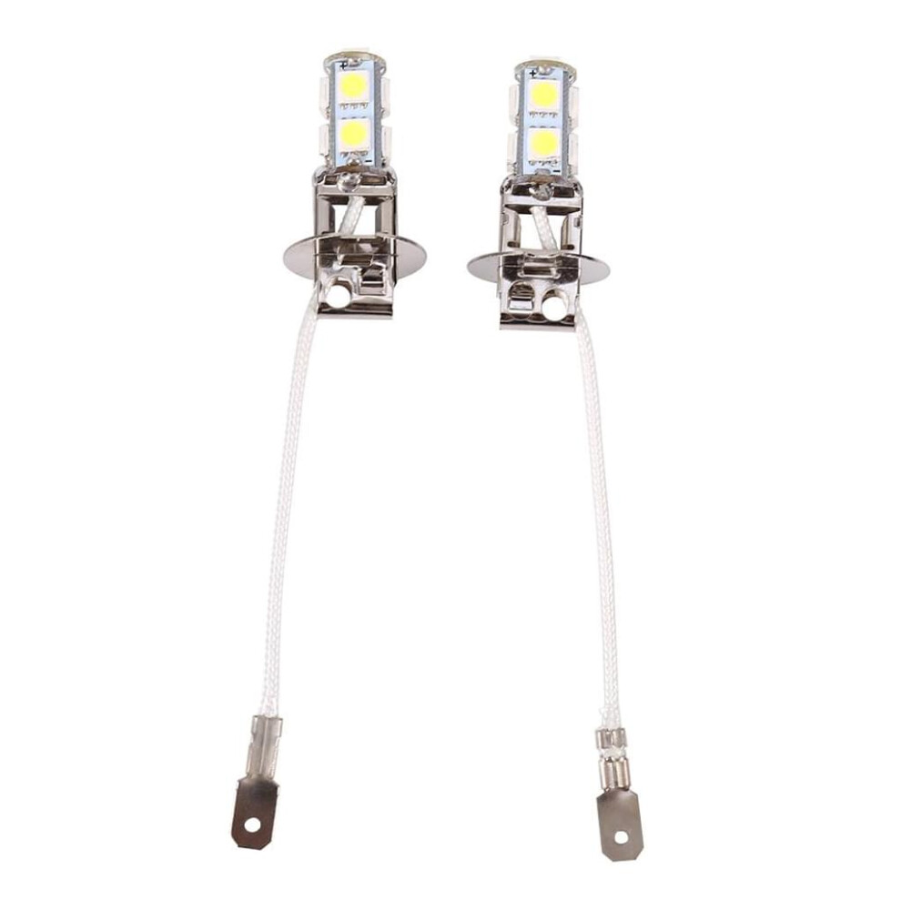 9Smd, 2X H3 5050 9 Smd Led Xenon Dc12v Auto Car Fog Lamp Led Bulbs 6500K, H3 9Smd White/Light 9379360719671