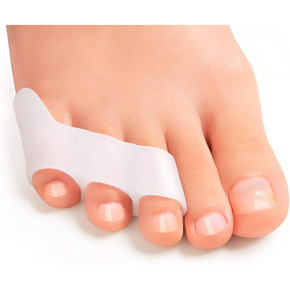 Yohou 8 Pieces Toe Separator Little Toe, Toe Stretcher Silicone, Little Toe Protector For Overlapping Toes